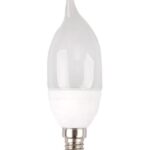 Lâmpada LED V-TAC - Vela - Suporte E14 - IP20 - Branco - 4W - 320 Lumens - 4000K