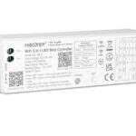 Controlador Regulador LED WiFi 5 em 1 para fita Monocor/CCT/RGB/RGBW/RGBWW 12/24V DC MiBoxer