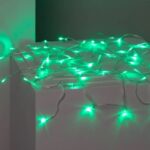 Grinalda Exterior Cabo LED 3xAA Luz Verde 5m