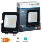 Kasai Projetor vertical LED 20W 6500K IP65 Negro