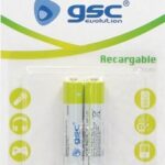 Pilha recarregável GSC HR03 (AAA) 1,2 V 800 mAh Blister 2 un.