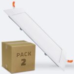 Placa LED 18W Quadrada SuperSlim Corte 205x205 mm Pack de 2 Unidades 4000k