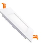 Placa LED 6W Quadrada SuperSlim Corte 105x105mm 4000K