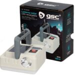 Lanterna solar LED COB recarregável 360 lm