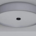 Plafon LED 30 W Metal Ø450 mm CCT Selecionável Eyelight CIZENTO ESCURO
