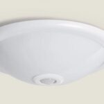Plafon LED Teto 2x E27 Circular com Sensor de Movimento PIR e Crepuscular