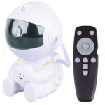 Luz de noite infantil LED Astronauta projetor de galáxia